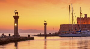 Rhodes Mandraki Harbour