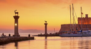 Rhodes Mandraki Harbour